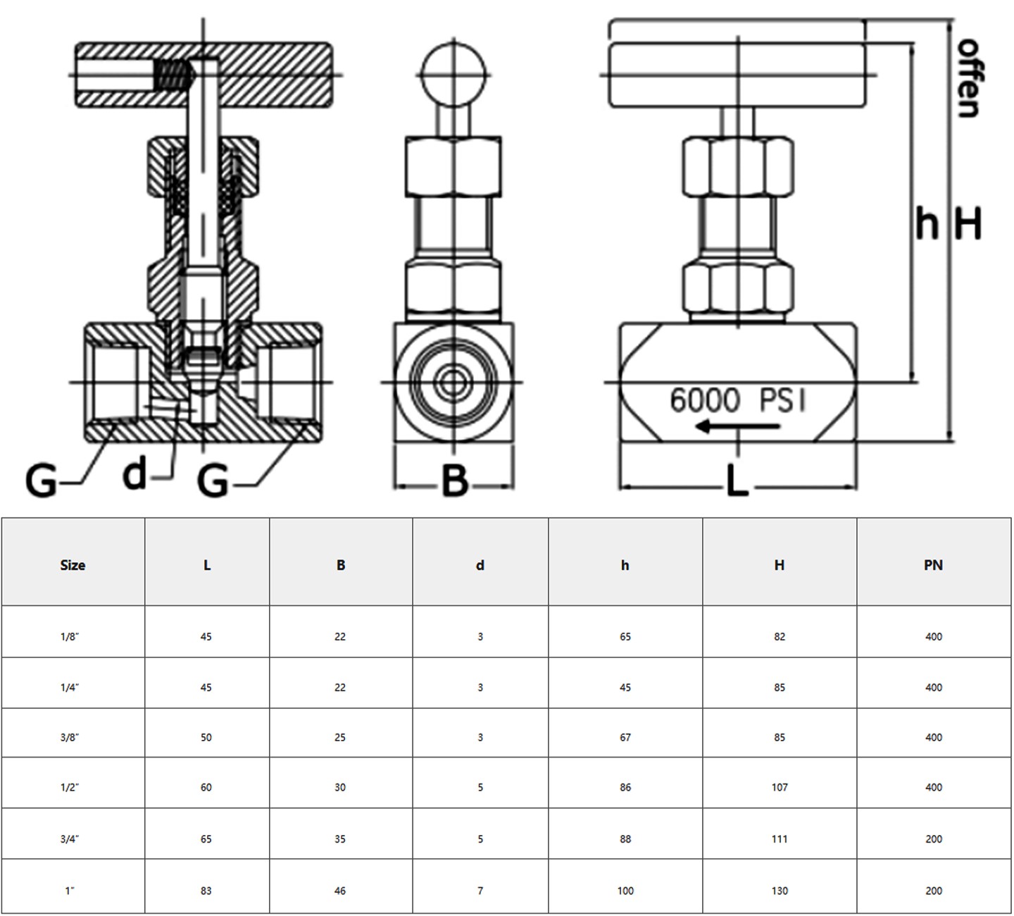Full Stainless Steel Needle Valve