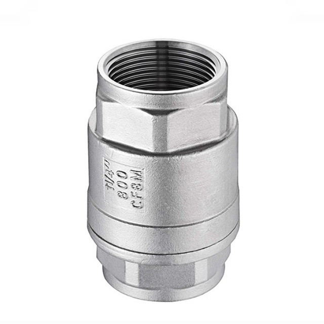 Vertical Threaded Stainless Steel Check Valve