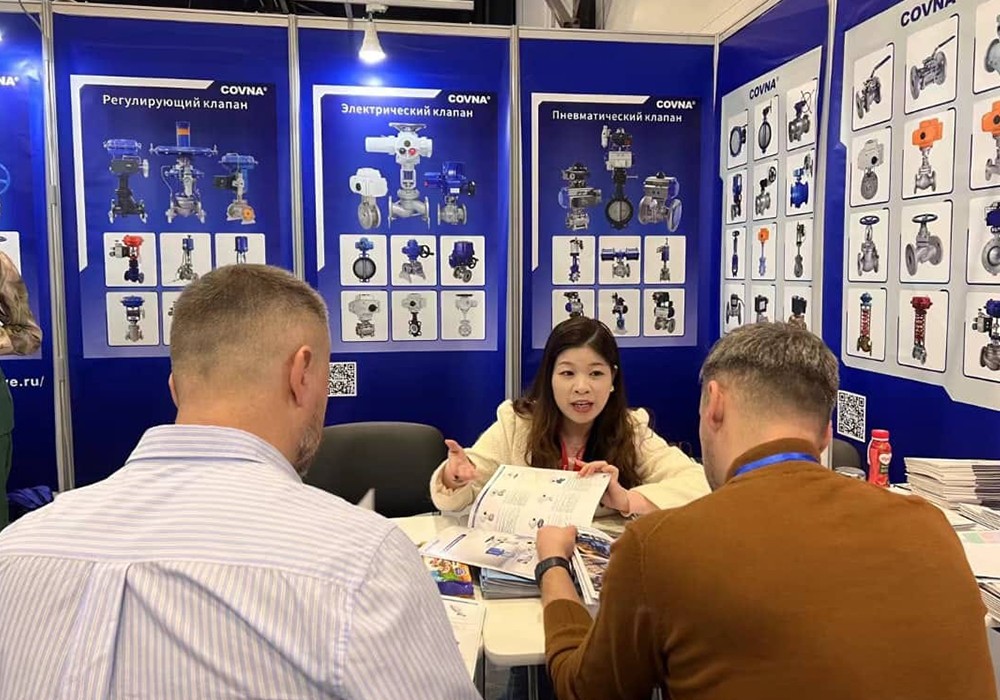 Covna zeigt Ventillösungen auf der ROS Gas Expo in St. Petersburg5