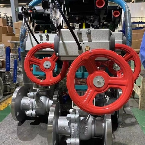 Electric Fire Flange Butterfly Valve COVNA Factory