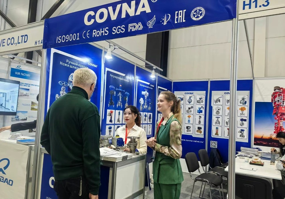 Covna präsentiert Ventillösungen auf der ROS Gas Expo in St. Petersburg2