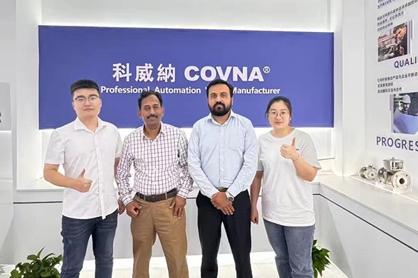 Pakistani Client Visits COVNA for Pneumatic Valve Inspection