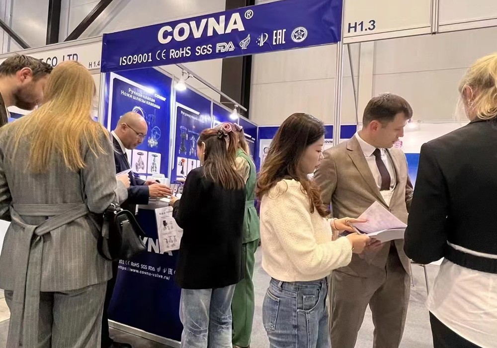 Covna zeigt Ventillösungen auf der ROS Gas Expo in St. Petersburg4