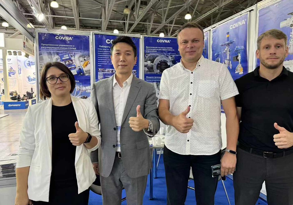 COVNA Showcases Water Treatment Valve Solutions at ECWATECH 2024 Moscow2