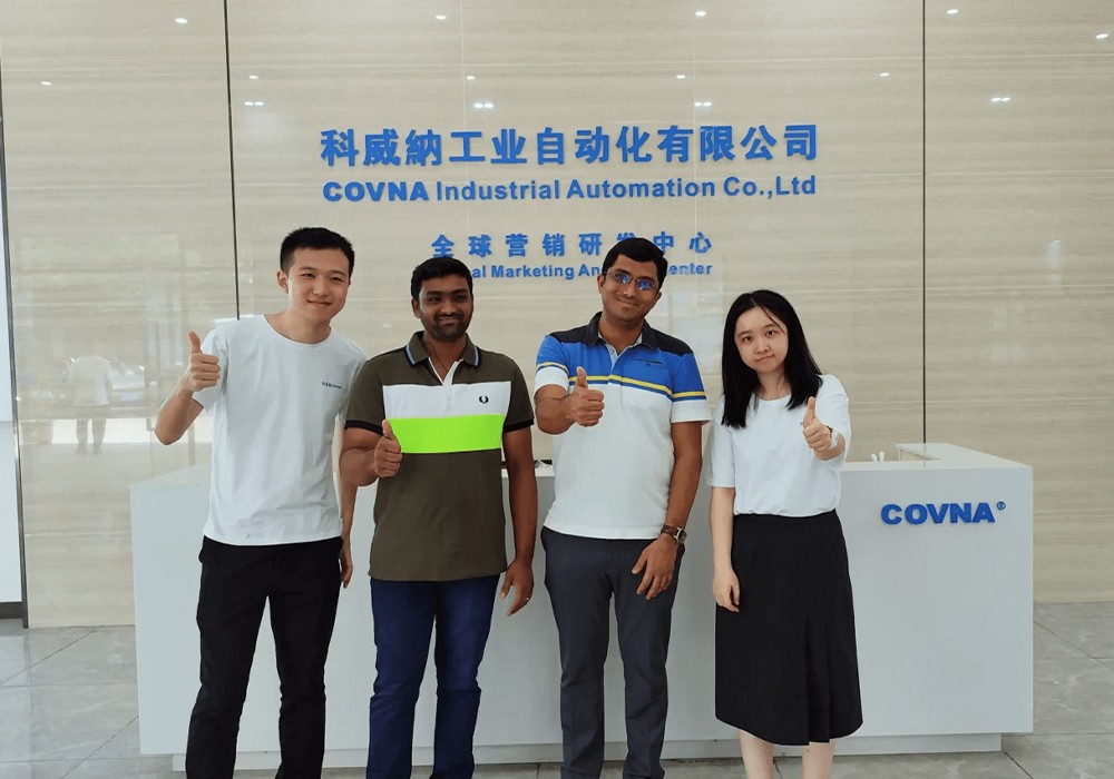 Indian Client Visits COVNA to Finalize Mini Motorized Ball Valve Order