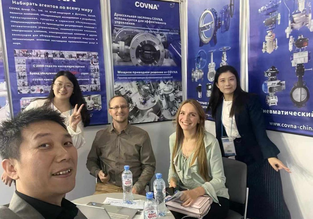 COVNA Showcases Water Treatment Valve Solutions at ECWATECH 2024 Moscow3
