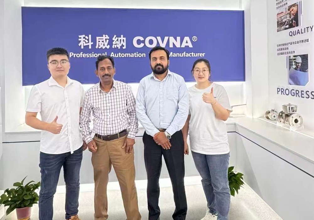 Pakistani Client Visits COVNA for Pneumatic Valve Inspection