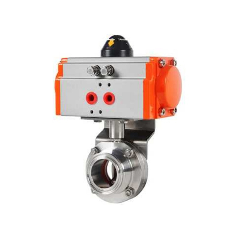 HK59-D-W Penumatic Sanitary Butterfly Valve
